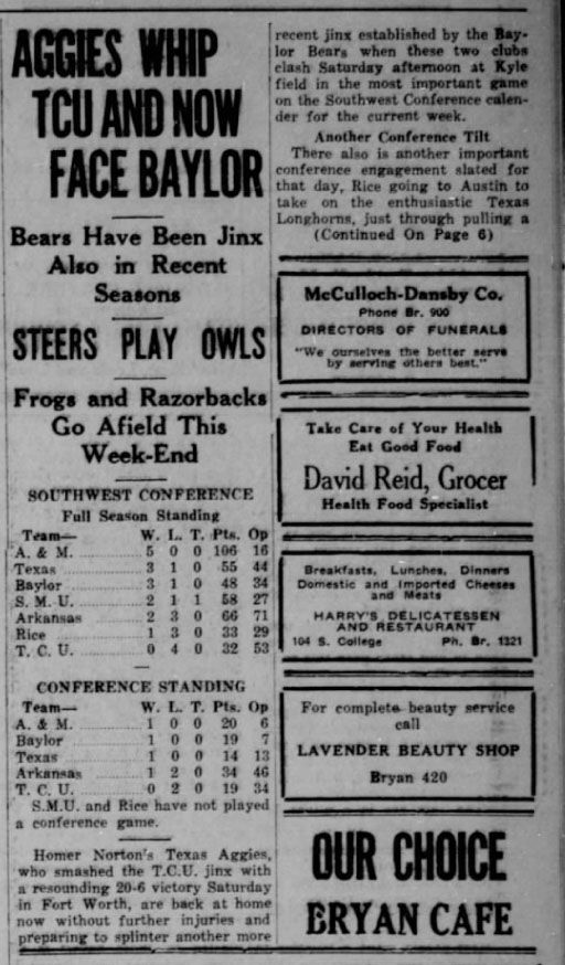 The Eagle Archives: October 23, 1939